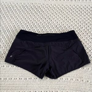 Lululemon Athletica Run Times Block-it shirts black EUC